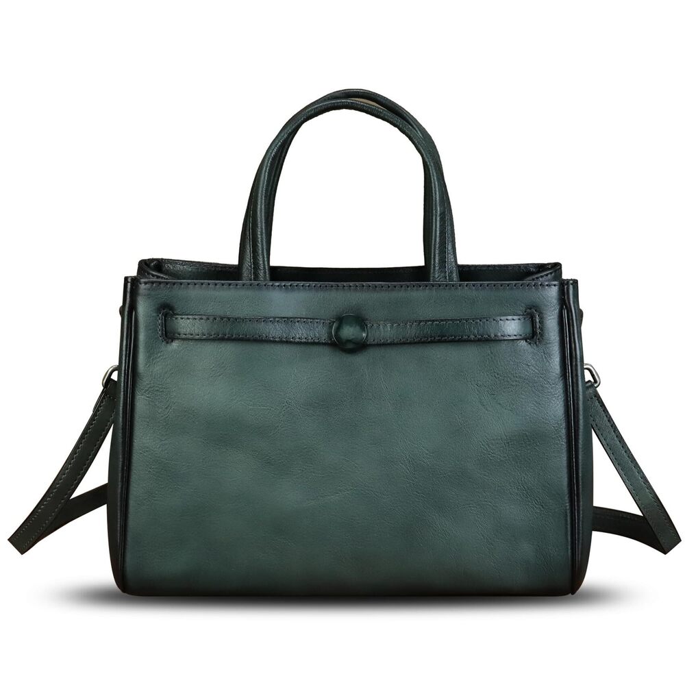 7353 Leather Handbags Vintage Real Leather Messenger Bag Shoulder Bag